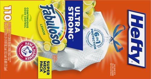 Hefty Ultra Strong 13 Gallon Trash Bags, Tall Kitchen Trash Bags 13 Gallon Size - Image 15