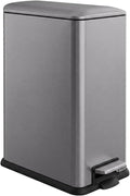 12 Gallon Slim Trash Can Kitchen, Stainless Steel Large Trash Can by JM%C2%B7YIPENG