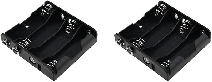 HAHIYO 9V Battery Holder with Standard Snap Connector Sturdy Accommodated Slot by HAHIYO