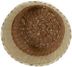 Household Essentials 2-Tone Woven Waste Basket, HandWoven Paper Rope Basket - Image 8