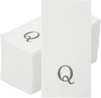 Luxenap 15.8 X 7.9 Inch Linen-Feel Guest Towels, 2000 Lettered Hand Towels - Image 2