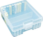 Fielect 100 x AAA Battery Storage Case Holder Organizer Box Transparent - Image 6