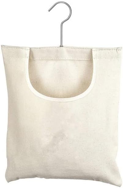 Ragyzity Canvas Clothespin Bag, Zipper Closure, Portable Clothes Pin Hanging Bag by Ragyzity