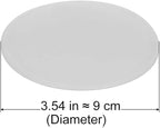 Door Knob Wall Shield, Transparent Round Soft Rubber Wall Protector Self - Image 3