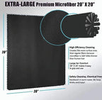 20"x20" Extra Large Oversized Microfiber Cleaning Cloth, Lenses on Cameras - Image 3