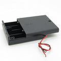 Enclosed Box Case for AA 4 Cell Battery Storage Holder by Newzoll