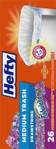 Hefty Medium Trash Bags, Fabuloso Scent, 8 Gallon - Image 11