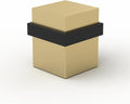 Mega Handles Square Floor Door Stopper, Quickly Installed Wall Protector Stopper by MegaHandles