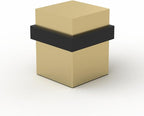 Mega Handles Square Floor Door Stopper, Quickly Installed Wall Protector Stopper by MegaHandles
