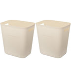 UUJOLY Plastic Small Trash Can Wastebasket, Garbage Container Basket by UUJOLY