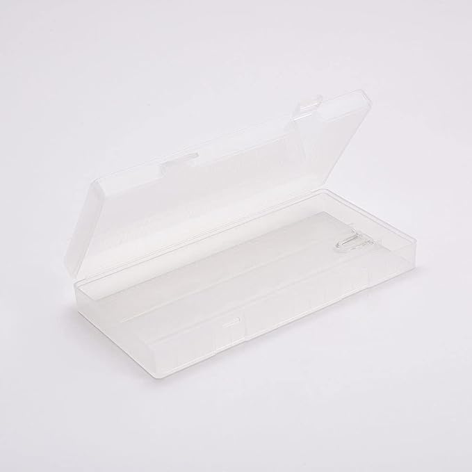 Heyiarbeit 8 x 18650 Battery Storage Case Holder Organizer Box Transparent - Image 3