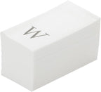 Luxenap 15.8 X 7.9 Inch Linen-Feel Guest Towels, 2000 Lettered Hand Towels by Restaurantware