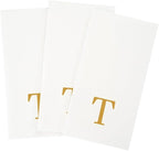 Luxenap 15.8 X 7.9 Inch Linen-Feel Guest Towels, 50 Lettered Hand Towels - Image 11