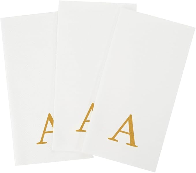 Luxenap 15.8 X 7.9 Inch Linen-Feel Guest Towels, 50 Lettered Hand Towels - Image 11