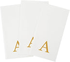 Luxenap 15.8 X 7.9 Inch Linen-Feel Guest Towels, 2000 Lettered Hand Towels - Image 11