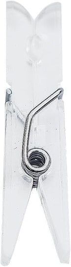 20Pcs Clear Plastic Clothes Pins, Clothes Line String Clips, Mini Pins - Image 2