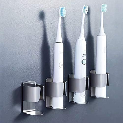 Electric Toothbrush Holder Wall Mount, 304 Stainless Steel Self-Adhesive - Image 6