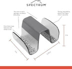 Spectrum Sink Saddle for Kitchen Sink Gray Slate Tint Sponge and Brush Holder - Image 3