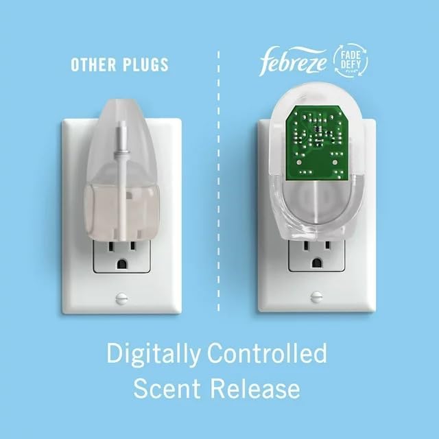 Febreze Plug Air Freshener Refills, Limited Edition Fresh-Harvest Pumpkin Scent - Image 6