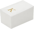 Luxenap 15.8 X 7.9 Inch Linen-Feel Guest Towels, 2000 Lettered Hand Towels by Restaurantware