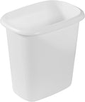 Rubbermaid Vanity Trash Can/Wastebasket 1.5-Gallons/6-Quarts White by Rubbermaid