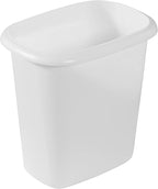 Rubbermaid Vanity Trash Can/Wastebasket 1.5-Gallons/6-Quarts White by Rubbermaid