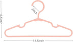 60 pcs Pink Baby Nursery Closet Hangers, Non-Slip Laundry Infant Pant Hanger - Image 2