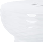Safavieh Daphne Glazed Ceramic Decorative Garden Stool, White - Image 8