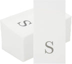 Luxenap 15.8 X 7.9 Inch Linen-Feel Guest Towels, 50 Lettered Hand Towels - Image 2