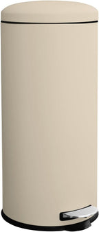8 Gallon Trash Can, Stainless Steel Round Trash Can by JM%C2%B7YIPENG