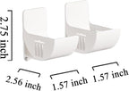 4 Pcs No Punching Trash Bag Dispenser Plastic Bag Holder, Wall Mounted Plastic - Image 2
