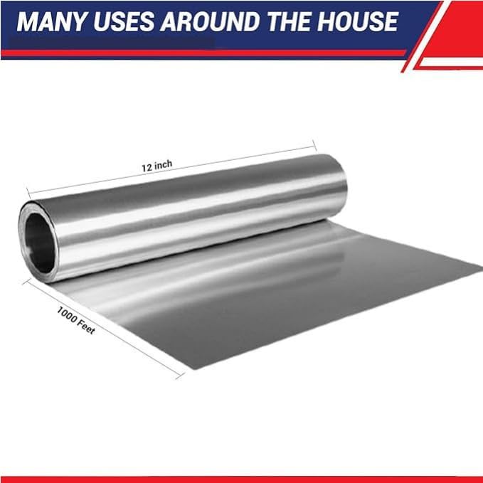 Generic 12""x1000 Standard Aluminum Foil Roll - Image 6