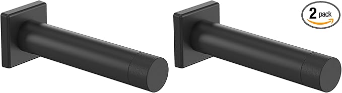 National Hardware N830-526 Reed Door Stop, Matte Black by NationalHardware