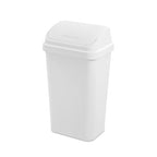 Sterilite 8-Pack Swing Top Wastebasket, Sleek Square Profile Trash Can by Sterilite