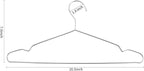 Hangers 100 Pack Wire Hangers Heavy Duty Clothes Hanger Ultra Thin Space Saving - Image 2