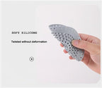 Drain Hair Catcher, Silicone Bathtub Drain Protector 2 Pcs （White Round） - Image 3