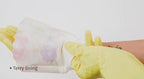 Household Gloves Latex Free Cleaning Grey and Yellow Gloves - Image 4