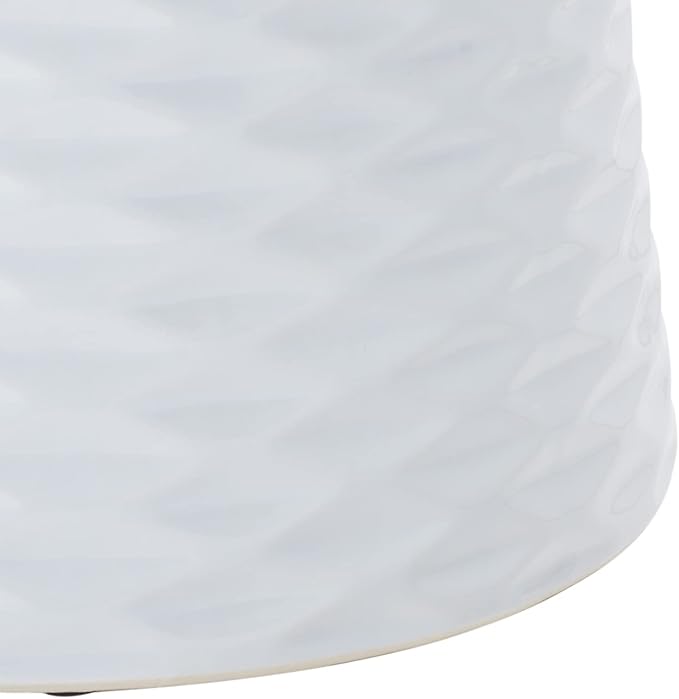 Safavieh Daphne Glazed Ceramic Decorative Garden Stool, White - Image 7