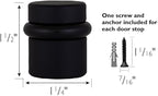 Design House 2-Pack Modern Cylindrical Floor Mounted Door Stops - Image 5