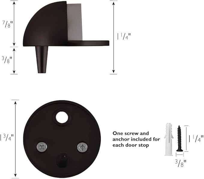 Design House Dome Door Stop Wall Protector - Image 2
