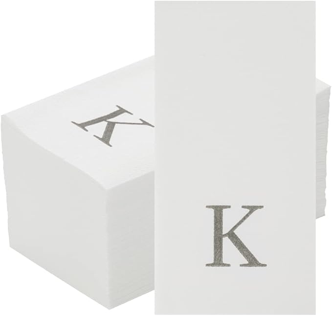 Luxenap 15.8 X 7.9 Inch Linen-Feel Guest Towels, 2000 Lettered Hand Towels - Image 2