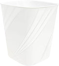 DAJITRE Small Plastic Trash Can Wastebasket Recycling Bin by DAJITRE