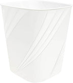 DAJITRE Small Plastic Trash Can Wastebasket Recycling Bin by DAJITRE