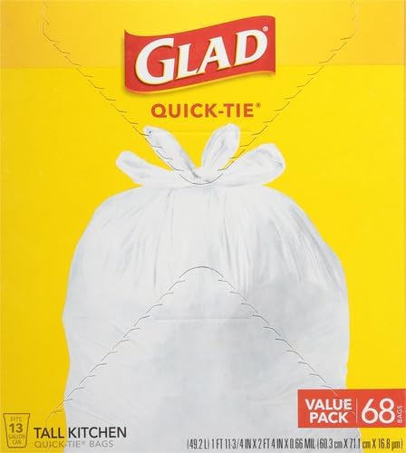 Glad Tall Kitchen Trash Bags 13 Gallon, Unscented Garbage Bags - Image 2