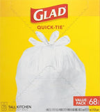 Glad Tall Kitchen Trash Bags 13 Gallon, Unscented Garbage Bags - Image 2
