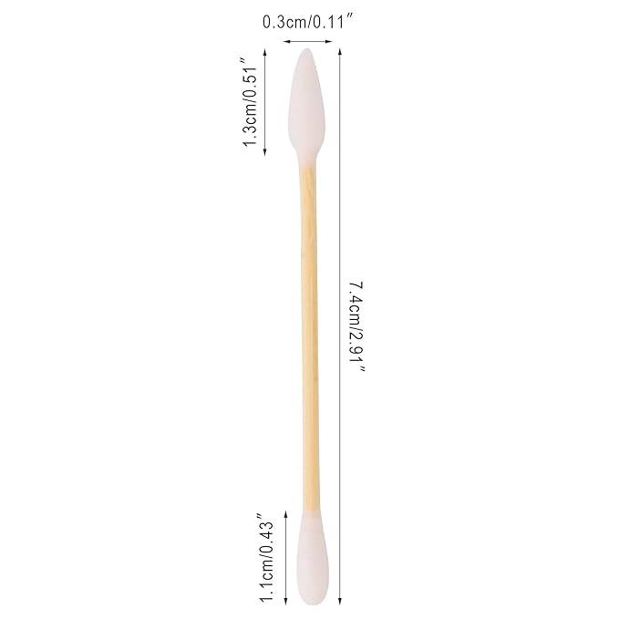 Natural Bamboo Cotton Swabs, Eco-Friendly & Biodegradable – Comfortable and Soft - Image 4