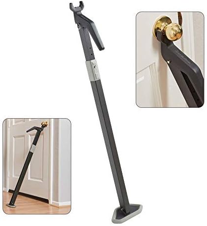 Super Heavy Duty Metal Door Stoppers Bar by SecuraDoor-SecurityDoorBar