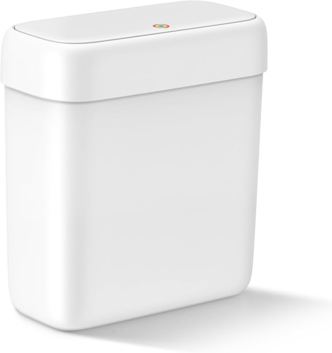 MOPALL Small Bathroom Trash Can by MOPALL