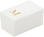 Luxenap 15.8 X 7.9 Inch Linen-Feel Guest Towels, 2000 Lettered Hand Towels by Restaurantware