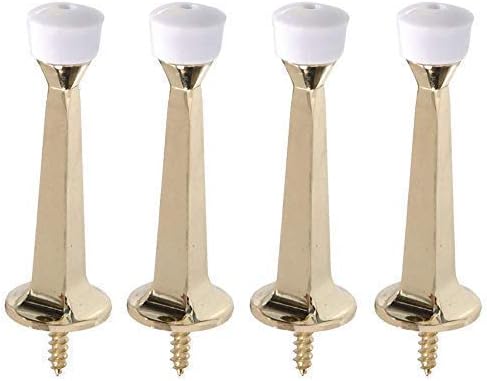 Liberty Premium Door Stop Metal Solid Rigid Door Stopper Brushed 3" - Image 4